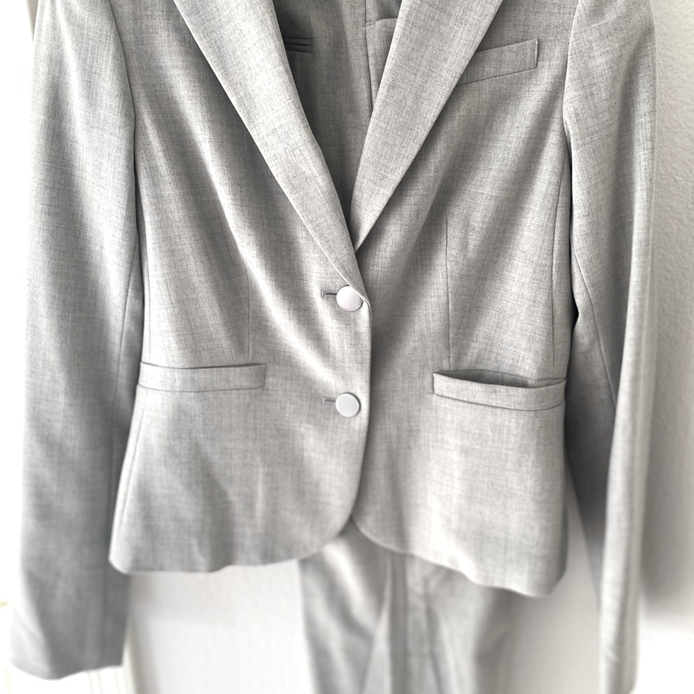 Calvin Klein Gray Power Suit